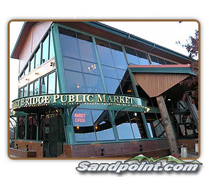 Cedar Street Public Market in Sandpoint, Idaho Cedar Street Public Market in Sandpoint, Idaho