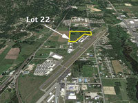 Commercial Lot 22 available on the Sandpoint Airport