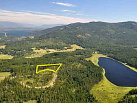 Saddle Ridge Development - Beautiful five acre treed parcel with great mountain views and paved roads to the property in Sagle, Idaho