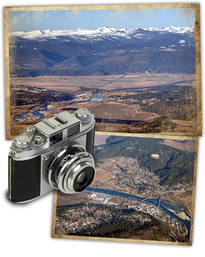 Aerial Photos of Bonners Ferry today taken by Eric Skinner