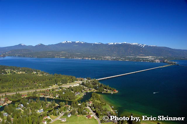 Long Bridge View from Sagle Idaho