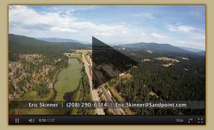 Fly Over Sagle, Idaho