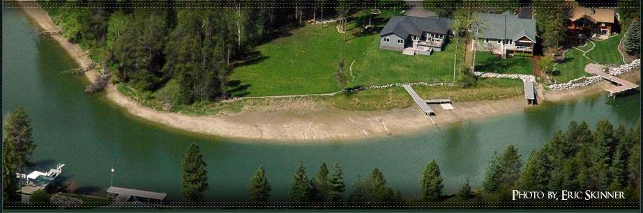 Waterfront homes and land in north idaho